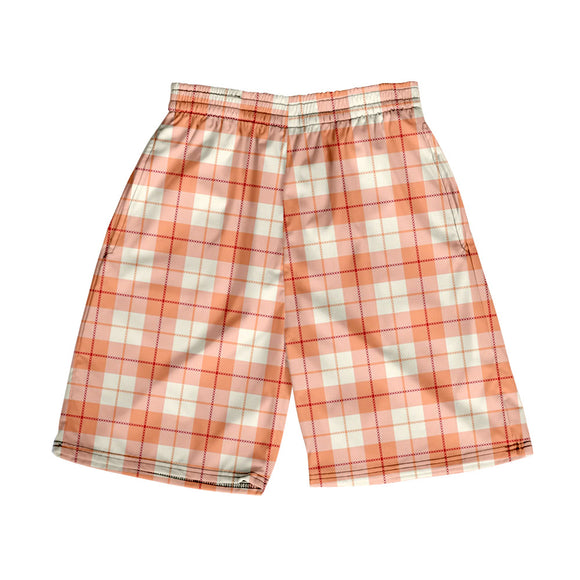Shorts Casuales a Cuadros para Hombre - Pantalones de Playa