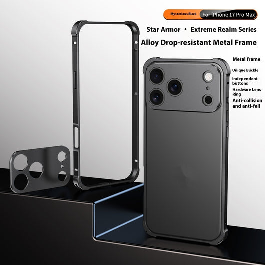 Funda Protectora para Teléfono con Marco Metálico y Hebilla Antimotines Esquina a Esquina - Image 5