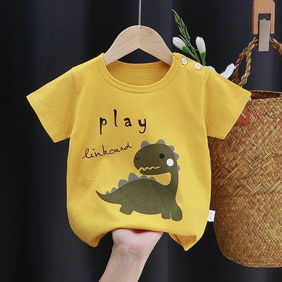 Playera Infantil de Algodón con Estampado de Dibujos Animados - Image 16