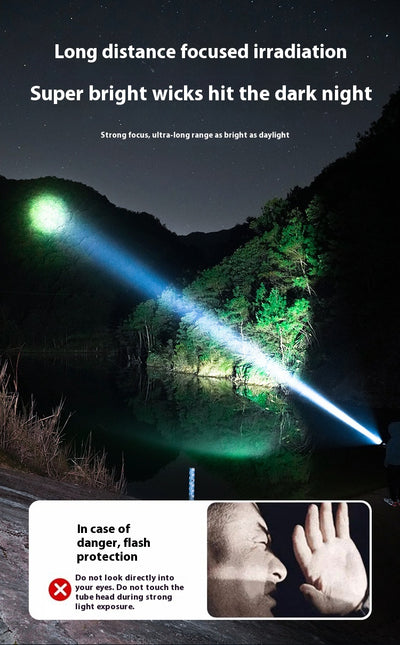Linterna Recargable LED de Alta Potencia con Batería de Larga Duración - Image 9