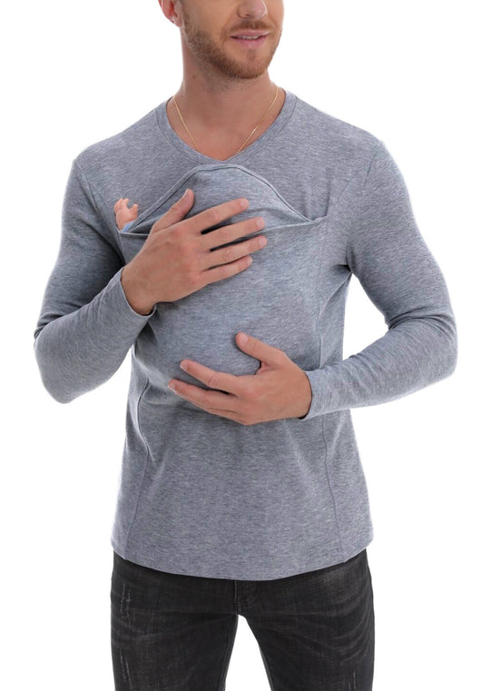 Camiseta Manga Larga Multifuncional Papá Canguro Premium - Image 32