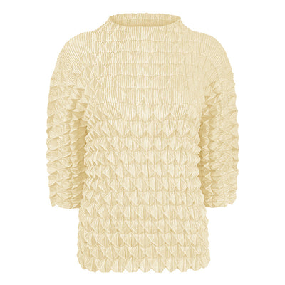 Blusa Plisada Artesanal para Mujer en Colores Sólidos - Image 17