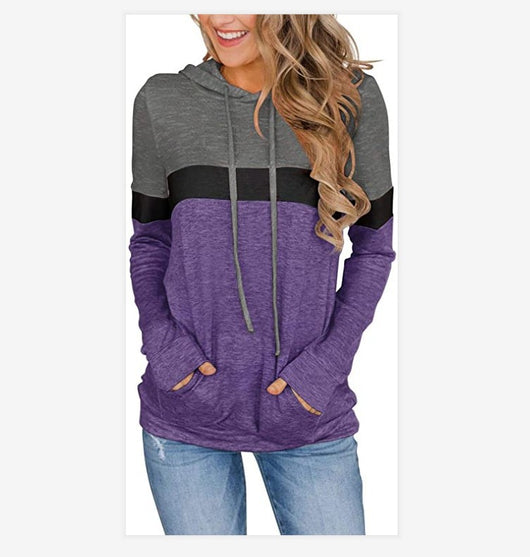 Sudadera Estampada con Capucha y Bolsillos para Mujer - Image 13