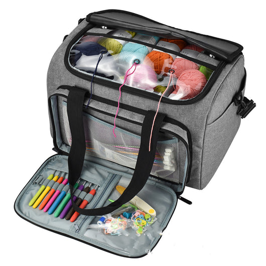 Bolsa organizadora para hilos y herramientas de tejido - Image 5