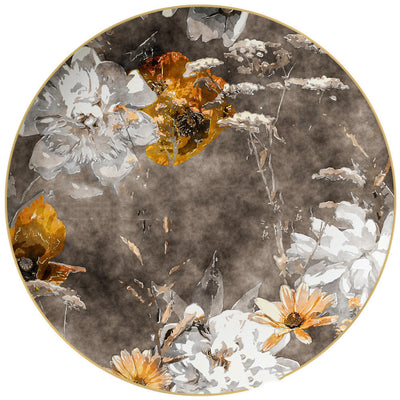 Plato de Cerámica Floral para Cena - Diseño Creativo Moderno - Image 11