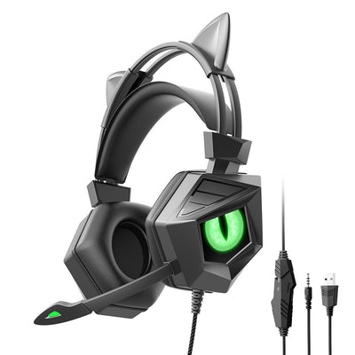 Auriculares Gaming con Cable y Luz Nocturna para PC - Image 17