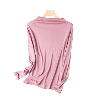 Blusa de Seda para Mujer - Prenda Base Elegante - Image 3
