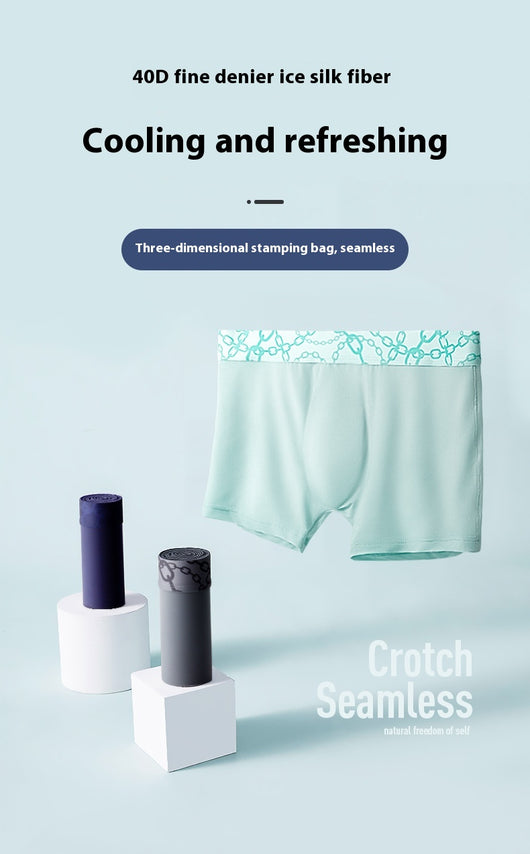 Boxers Seamless Ice Silk para Hombre - Ultradelgados y Transpirables - Image 19