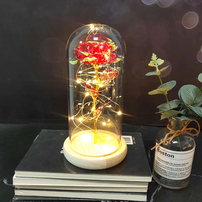 Rosa Eterna con Luz LED en Cúpula de Cristal - Regalo Perfecto para Damas de Honor - Image 20