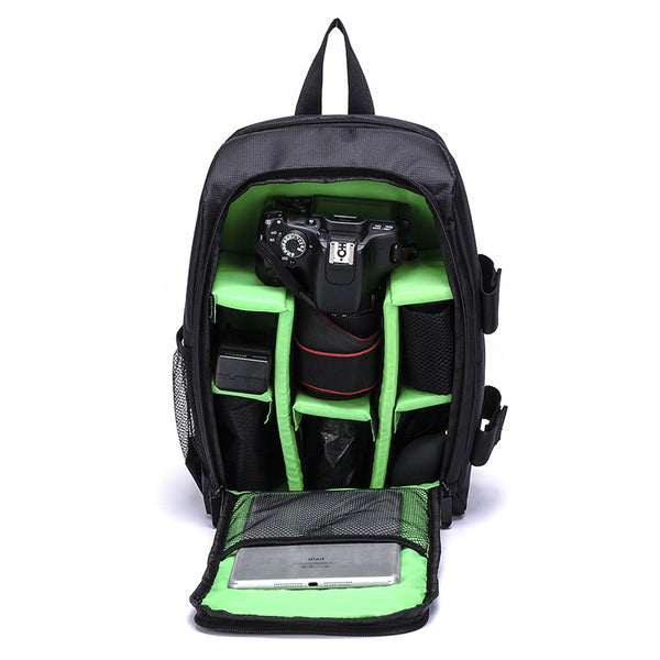 Mochila Resistente al Agua para Cámara y Laptop