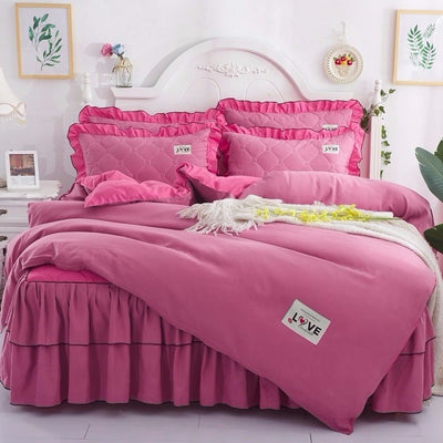 Juego Completo de Cama Acolchado Otoño-Invierno: Sábana, Cubrecama Princesa y Funda Nórdica - Image 21