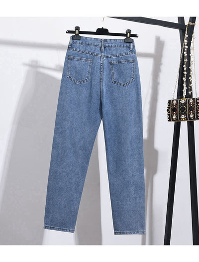 Pantalón Vaquero Cropped de Cintura Alta y Pierna Recta - Image 17