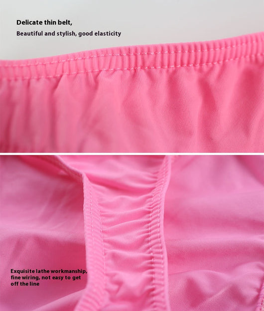 Tanga Transparente Respirable de Seda Helada para Hombre - Image 20