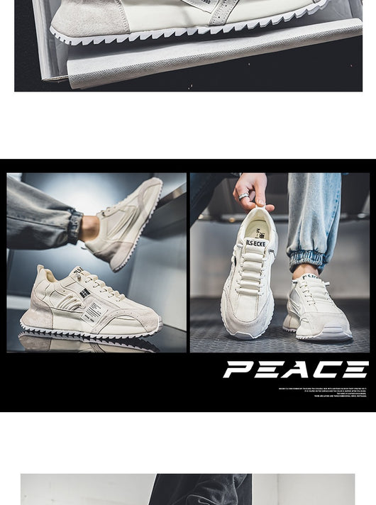 Tenis Casuales de Moda Primavera para Hombre con Suela Gruesa Antideslizante y Aumento de Altura - Image 20