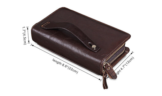Billetera Ejecutiva de Cuero para Hombre con Bolsillo Frontal - Image 9