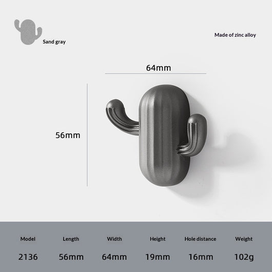 Mueble Zapatero Nórdico Minimalista con Perchero y Diseño de Cactus - Image 8