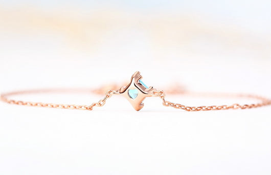 Pulsera de Cristal Cuarzo Rosa Oro Rosado - Image 7