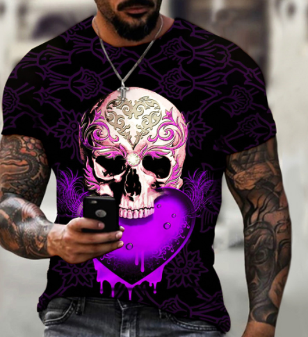 Playera Calavera 3D para Hombre - Diseño Moderno y Casual - Image 11