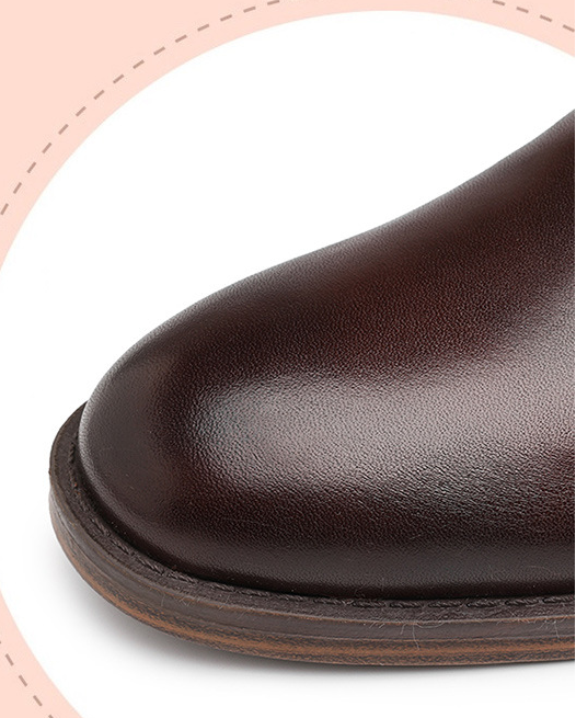 Zapatos de Negocios Estilo Británico Retro Pulido Baja Caña - Image 8