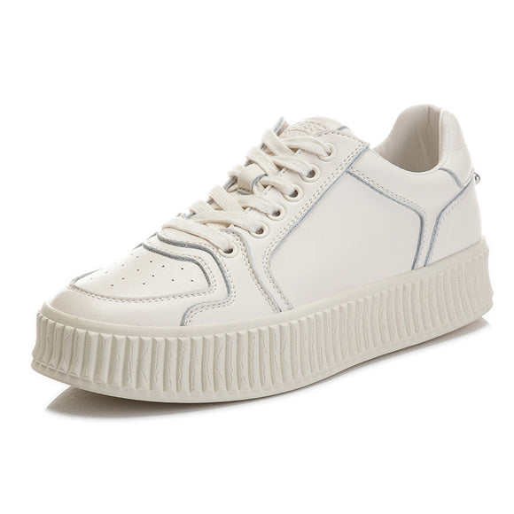 Tenis Casuales Beige Bajo Perfecto para Combinar
