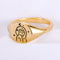 Anillo Dorado Minimalista para Mujer - Diseño Elegante y Versátil