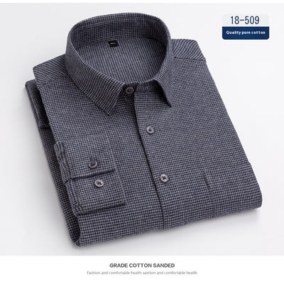 Camisa Ejecutiva Manga Larga Color Sólido con Bolsillo - Image 15