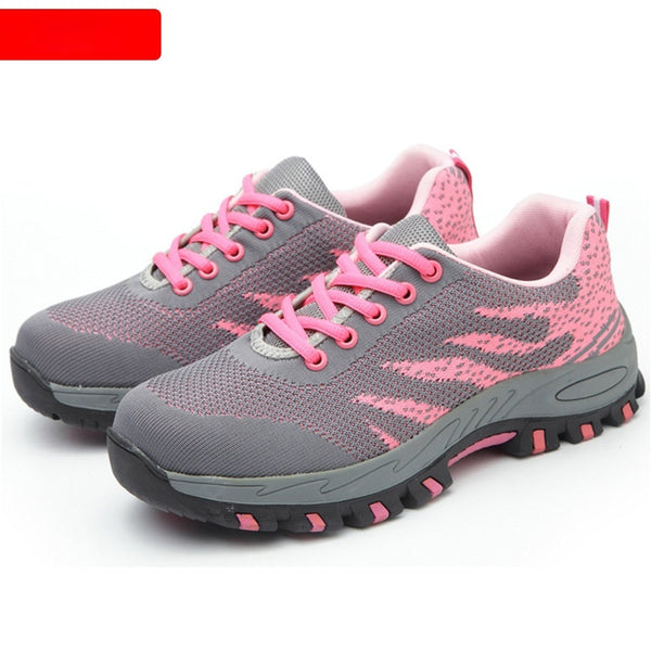 Zapatos de Trabajo Cómodos para Mujer con Protección Contra Perforaciones e Impactos