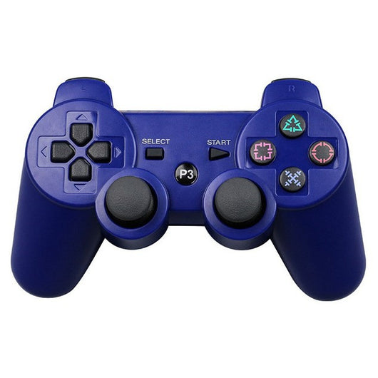 Black wireless game controller for PS3 and PC with a classic button layout and two analog sticks. - Image 9