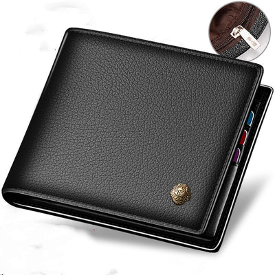 Billetera Ejecutiva de Cuero Vacuno Premium con Cierre - Image 4