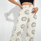 Jeans Rectos Estampados Sueltos para Mujer - Comodidad Casual