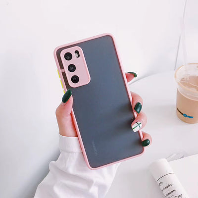 Funda Protectora Huawei con Bordes Reforzados y Diseño Bicolor - Image 13