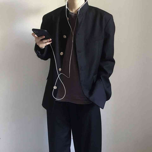 Saco Blazer Preppy para Hombre - Elegancia Clásica - Image 3