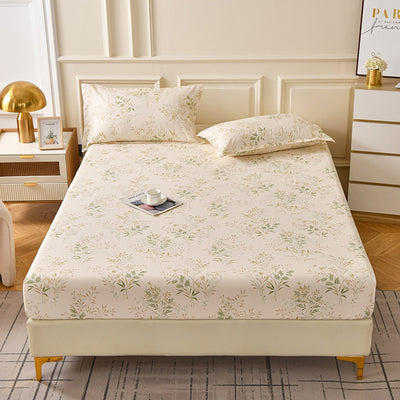 Juego de Sábana Ajustable y Funda de Almohada Estampada en Fibra Sintética - Image 14