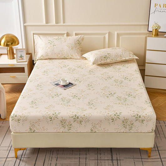 Juego de Sábana Ajustable y Funda de Almohada Estampada en Fibra Sintética - Image 14