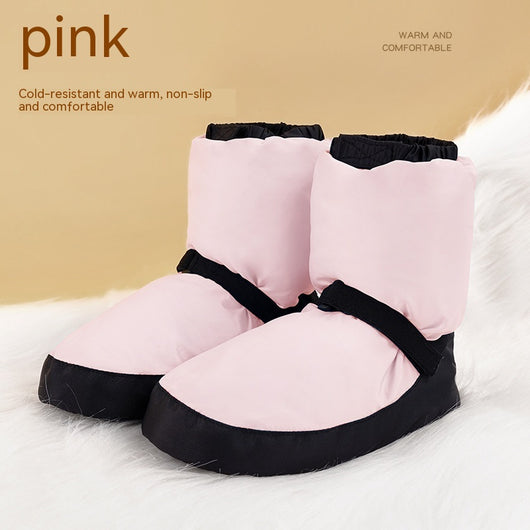 Zapatillas de Calentamiento Ballet Algodón - Zapatos de Práctica Invierno - Image 9