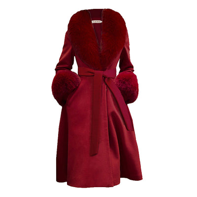 Abrigo de Lana Reversible Estilo Coreano para Mujer - Image 9