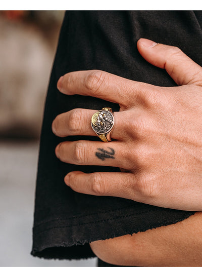 Anillo Pixiu de Plata Esterlina 3D para Hombre Estilo Retro - Image 16