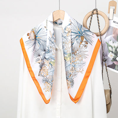 Pañuelo de Seda Estampado para Mujer - Image 7
