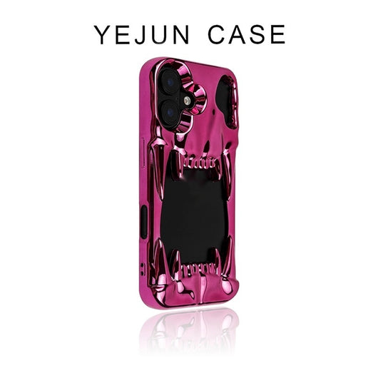 Funda para Celular Calavera Tigre Plateada con Electroplating Hueco - Image 21