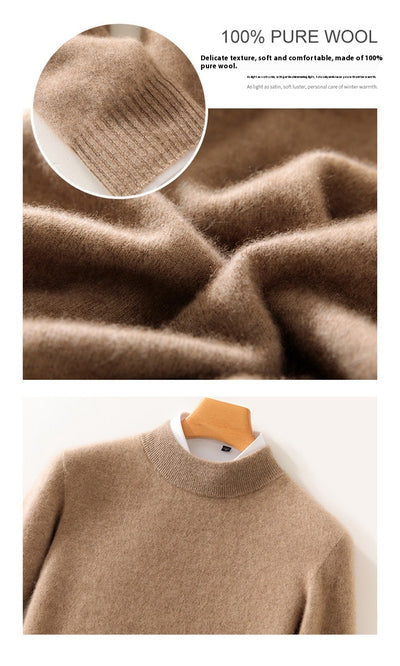 Cardigan Tejido Grueso Corto de Color Liso - Abrigo Base Cálido - Image 19