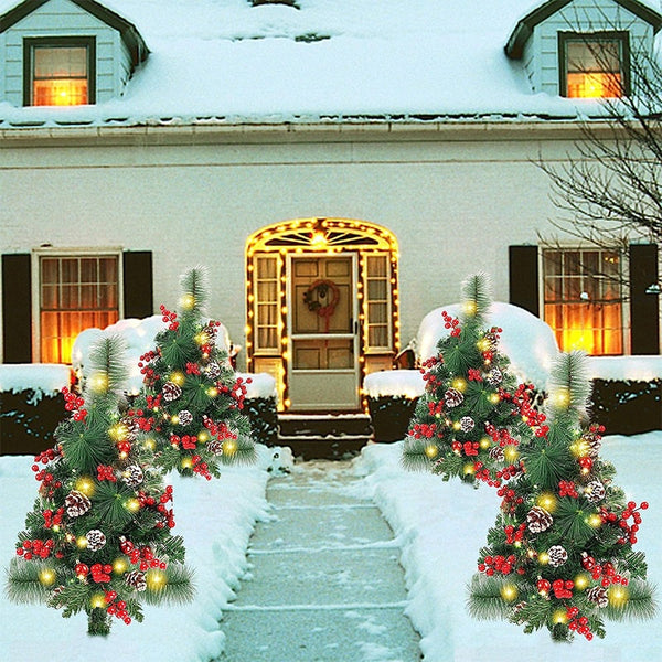 Árbol de Navidad Solar LED para Jardín y Patio