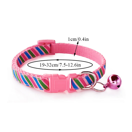 Campanas para Mascotas con Collar de Tela Estampada - Image 9