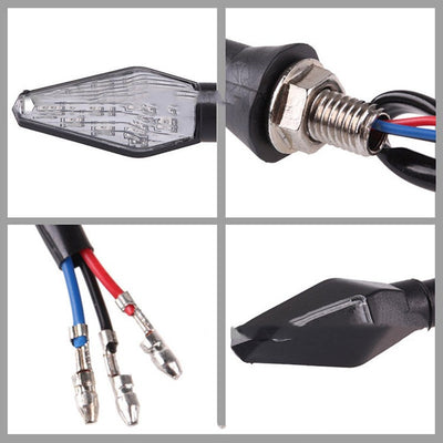 Intermitentes LED de Doble Cara para Moto - Visibilidad 360° - Image 4