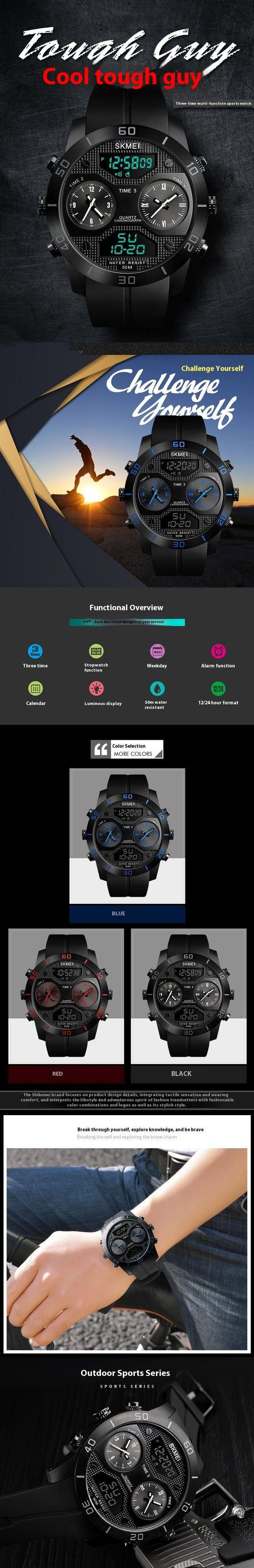 Reloj Deportivo Inteligente Resistente al Agua para Hombre - Image 6
