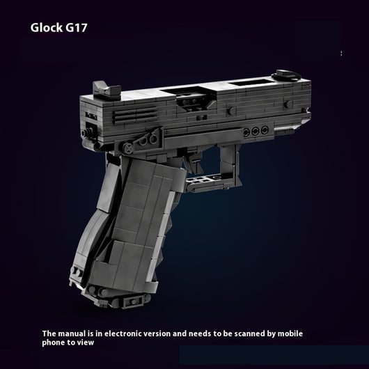 Pistola Táctica G18 Bloques de Construcción Militar MOC - Tecnología Avanzada Serie CSGO - Image 6