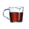 Taza Medidora de Vidrio Doble Boca con Escala para Leche