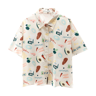 Polo Retro Holgado para Niña - Camiseta Escolar Manga Corta Comodísima