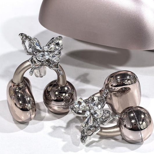 Auriculares con Diseño de Moño Brillante y Hebilla Europea - Estilo Especial - Image 2