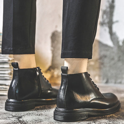 Botas Martin de Caña Alta con Cierre y Punta Afilada para Hombre - Image 3