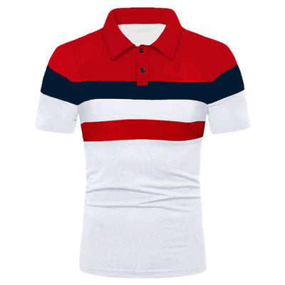 Camiseta Deportiva Hombre Rayas Pecho Contraste - Image 10